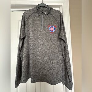 Chicago Cubs Under Armour Heat Gear 1/4 Zip-Up Pullover. Men’s‎ size Large.